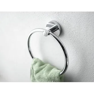 OEM Anillo Para Toallas - Metal Cromado Brillante - Instalaci&oacute;n Invisible