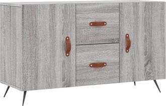 vidaXL Sideboard Grey Sonoma 100x36x60 cm Engineered Wood Vidaxl
