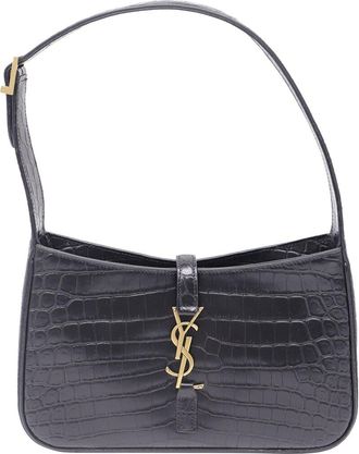 Saint Laurent Le 5 7 Croc Embossed Bag (Authentic Pre-Loved)