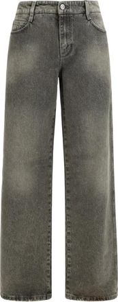 Ermanno Scervino Baggy Jeans - Dames - Jeans - Grijs - Maat: XS Leer