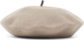 Brunello Cucinelli wool beret - women - Wool - L - Neutrals