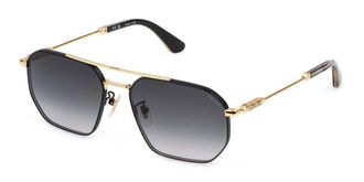 Police SPLP34 HORIZON 13 0302 Mens Sunglasses Black Size 58