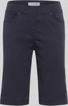 Raphaela by Brax Regular Fit Bermuda aus Baumwoll-Mix in Marine, Gr&ouml;&szlig;e 36