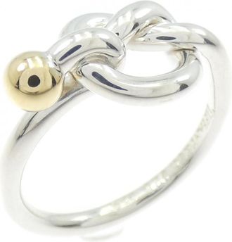 Tiffany & Co. Yellow Gold (18K) Silver 925 Band Ring (Pre-Owned)