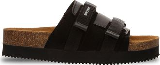 Novesta Mens All Black Partisan Sandal - Size UK 9.5