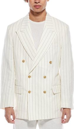 Todd Snyder Todd Snyder Pinstripe Wythe Linen-Blend Jacket