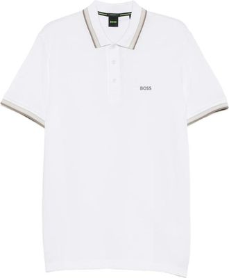 HUGO BOSS Logo-embroidered Polo Shirt