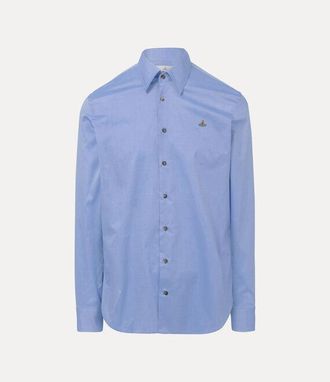 Vivienne Westwood Ghost Shirt Organic Cotton Blue 46 Men