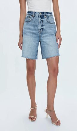 Pistola Denim Kaylee High Rise Pinched Loose Straight Shorts In Boulder