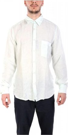 HUGO BOSS Relegant_6_M Shirt - Heren - Casual Overhemden - Groen - XL - Linnen - Overhemden