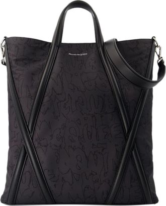 Alexander McQueen Alexander Mcqueen Mens Harness Shopper Bag - - Nylon - Black - One Size