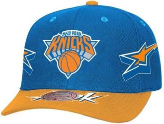 Mitchell & Ness Mens Mitchell & Ness Blue/Orange New York Knicks AS2K Stars Pro Crown Adjustable Hat at Nordstrom