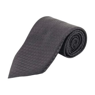 Tom Ford Geometric Jacquard Silk Tie - male - Tom Ford - Ties - Black - ONE SIZE - Accessories