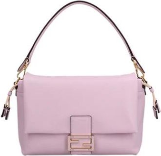Fendi Tassen, Dames, Paars, ONE Size, Leer, Mamma Bag M Nappa Blossom