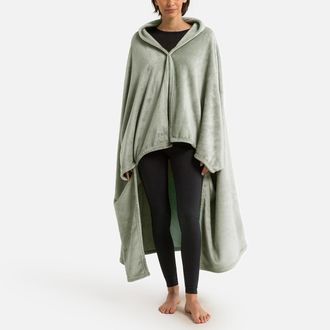 Sohome Fleece plaid met mouwen, recycled polyester, Javi