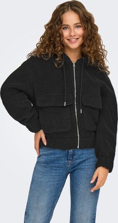 Only Kapuzenpl&uuml;schjacke