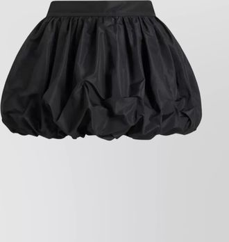 Patou voluminous gathered mini skirt