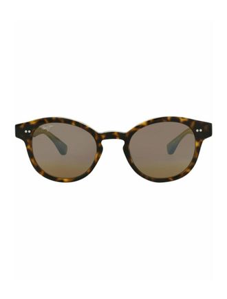 Maui Jim Round-Frame Acetate Sunglasses