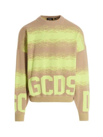 GCDS Light Brown Logo Sweaters
