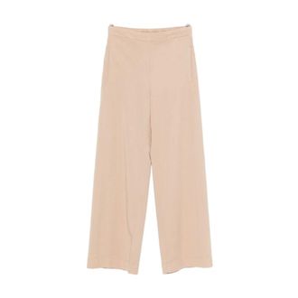 Via Masini 80 Wide Trousers, female, Beige, Size: XS Wide Trousers