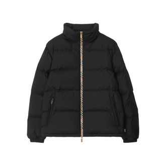 Burberry Checker-tape Snowdon Puffer Jacket