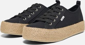 Only Womens ONLY IDA-1 Cotton Womens Black Trainers - Size: 5