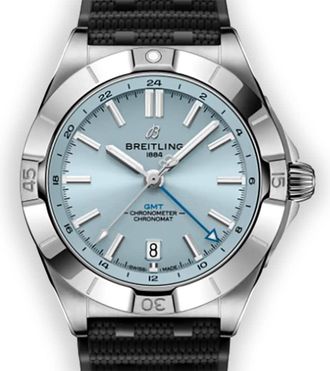 Breitling GMT Automatic Chronometer Blue Dial Mens Watch P32398101C1S2