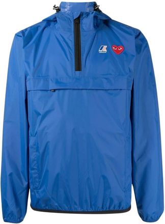 Comme Des Gar&ccedil;ons Chaqueta impermeable plegable - Sport - Mujer - Azul - XL