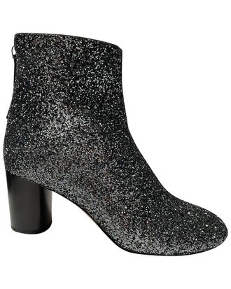 Isabel Marant Womens Ritza Glitter-Coated Bootie (Authentic Pre-Loved)