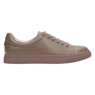 Estro & Luminara Brown Leather Low-Top Trainers - female - Estro - Sneakers - Brown - 4 UK - Shoes