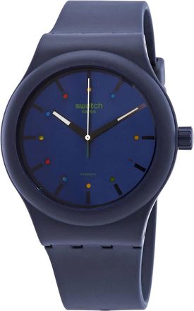 Swatch 1983 Waktu51 Automatic Blue Dial Unisex Watch SO30N400