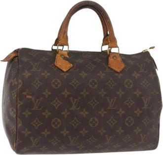Louis Vuitton Pre-owned Handbags, female, Brown, Size: ONE SIZE Pre-owned Monogram Canvas Hand Bag