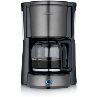 Severin 9340 Macchina per il caff&egrave; Nero, acciaio inox