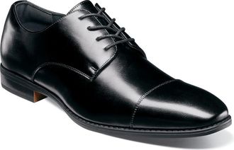 Stacy Adams Nelson Cap Toe Derby in Black at Nordstrom Rack, Size 10.5