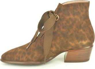 Hispanitas Luipaard Bootie - Dames - Cowboylaarzen - Bruin - 36 EU - Schoenen