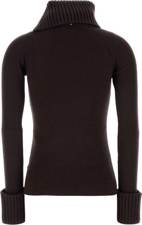 Sportmax Ribbed Turtleneck Sweater - Black