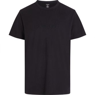 Calvin Klein Mens Short Sleeve Crew Neck T-Shirt, Black (Black), S