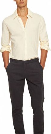 Orlebar Brown Giles Pique Gd Shirt In Cashew