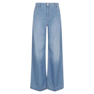 Seventy Wide Jeans, female, Blue, Size: 2XS Wide Leg Jeans