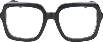 Gucci Stijlvolle Brillen - Dames - Brillen - Zwart - 55 MM - Accessoires