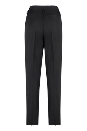 Max Mara Womens Celtico Wool Tapered-fit Trousers - Black - Size EU 36 (Womens)