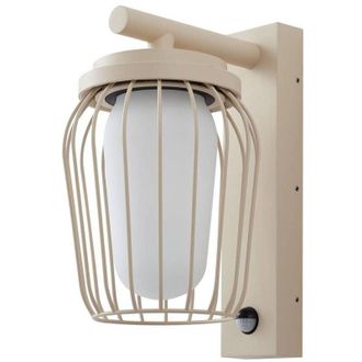 Lucande Lucande - Lámpara de pared exterior Chandan en Blanco Aluminio