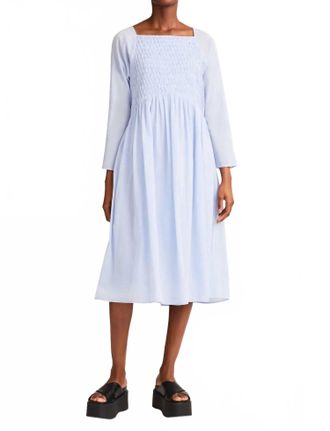 Merlette Washington Midi Dress In Chambray