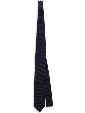 Tom Ford Gebreide stropdas - Blauw