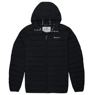 Aquascutum Heren Actief jack met capuchon (Zwart)