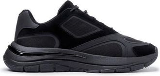 Mallet Footwear Sculpted Runner Low-Top Trainer in Black at Nordstrom, Size 12