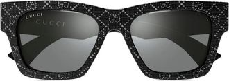 Gucci Occhiali da sole squadrati - Nero