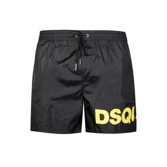 Dsquared2 Beachwear, male, Black, 2XL, Logo Swimshorts in Black