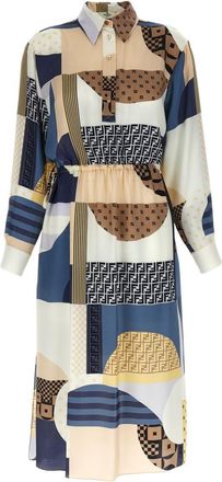 Fendi Dresses Blue