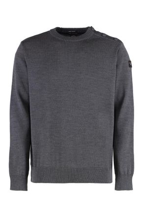 Paul & Shark Virgin Wool Crew-Neck Sweater